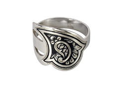 Серебряное кольцо Дивное 10020482А05